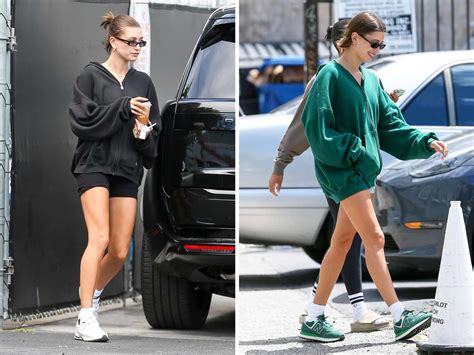 hailey bieber new balance 574.